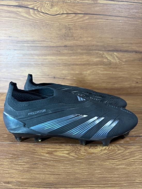 adidas Predator 24 Elite Laceless FG Soccer Cleats Men’s Size 7.5 Slip-On Black‎ main image 4